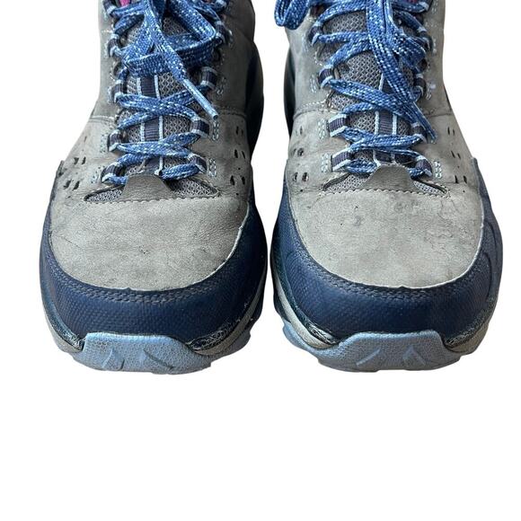 Hoka Women's Tor Summit Hiking Shoes Low Size 7.5 Steel Grey/Hydrangea - Picture 4 of 10